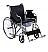 Αμαξίδιο αναπηρικό πτυσσόμενο. Μεταλλικού σκελετού, με προσθαφαιρούμενο δοχείο WC για χρήση τουλέτας. Διατίθεται με φουσκωτούς ή συμπαγείς τροχούς.